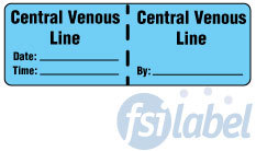 Central Venous Line Label