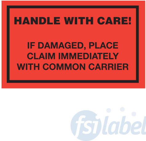 Handle With Care If Damaged...