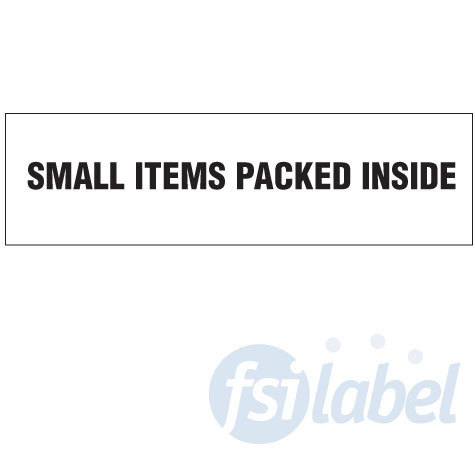 Small Items Packed Inside