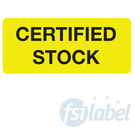 Certified Stock