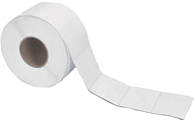 2.5" x 1.5" Thermal Transfer Label, Non Perforated