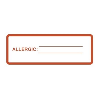 Allergic Label