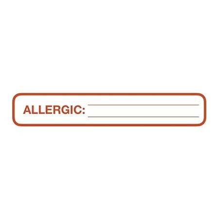 Allergic: Label