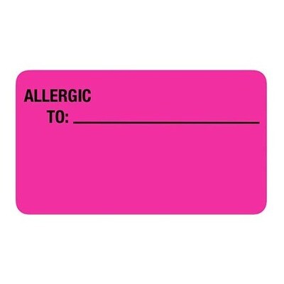 ALLERGIC TO:
