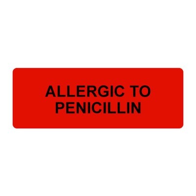 Allergic To Penicillin