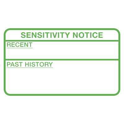 Sensitivity Notice