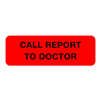 Call Report To Doctor