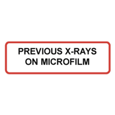 Previous X-Rays On Microfilm