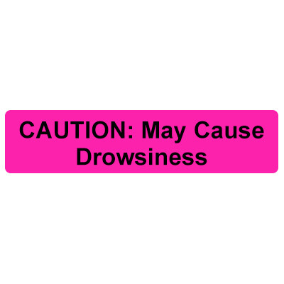 CAUTION: May Cause Drowsiness