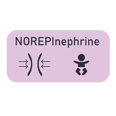 Norepinephrine Infusion Bag Label