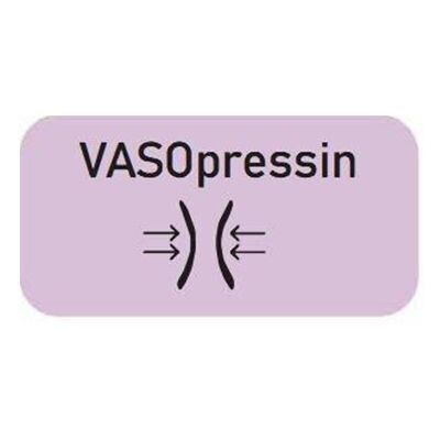 Vasopressin Infusion Bag Label