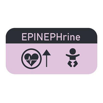 Epinephrine Infusion Bag Label 