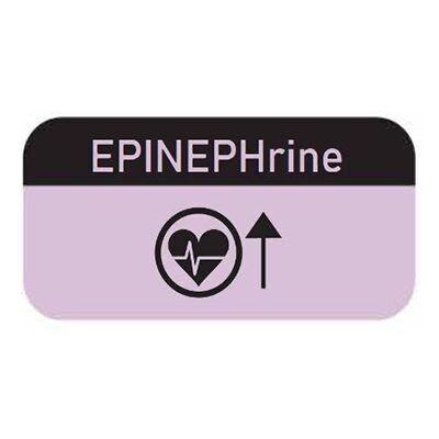 Epinephrine Infusion Bag Label