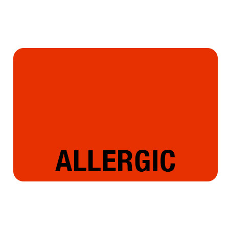 Allergic Label
