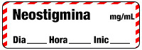 Neostigmina mg/ml - Date, Time, Init.