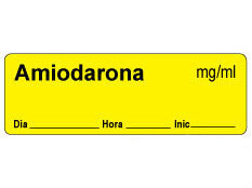 Amiodarona mg/ml - Date, Time, Init.