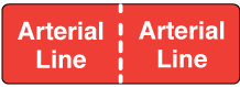 Arterial Line Label