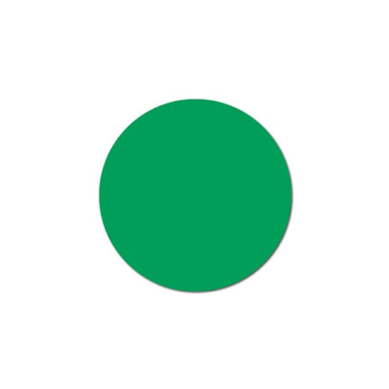 Green Solid dot 3/4