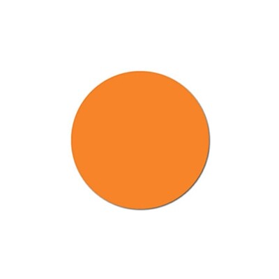 Orange Solid Dot 3/4