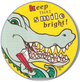 Keep that smile bright! Kiddie Stickers