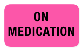 On Medication Label