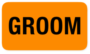 Groom Label