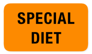 Special Diet Label