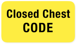 Closed Chest CODE Label