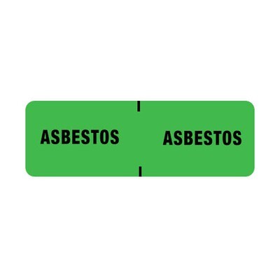 Asbestos (Green) Label