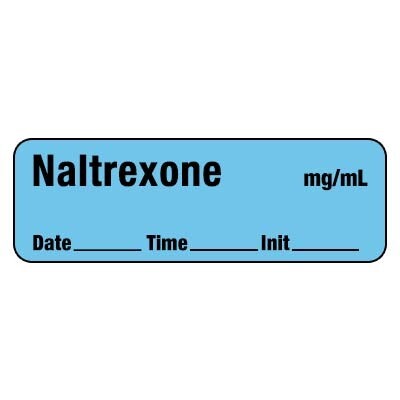 Naltrexone mg/mL - w/ Date, Time, Init.