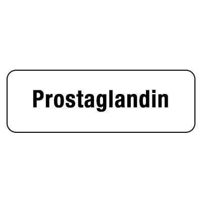 Prostaglandin Syringe Label