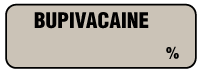 BUPIVACAINE % Anesthesia Label