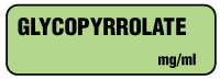 GLYCOPYRROLATE mg/ml Anesthesia Label