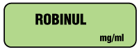 Robinul mg/ml Anesthesia Label