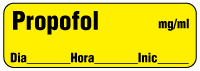 Propofol mg/ml - Date, Time, Init.