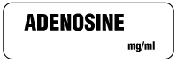 ADENOSINE mg/ml Anesthesia Label