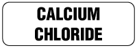 CALCIUM CHLORIDE Anesthesia Label