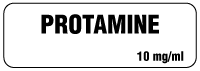 PROTAMINE 10 mg/ml Anesthesia Label