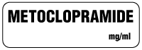 METOCLOPRAMIDE mg/ml Anesthesia Label