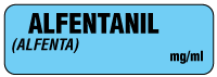 ALFENTANIL (ALFENTA) mg/ml Anesthesia Label