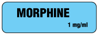 MORPHINE 1 mg/ml Anesthesia Label