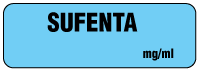 SUFENTA mg/ml Anesthesia Label