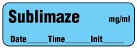 Sublimaze mg/ml - Date, Time, Init. Anesthesia Label