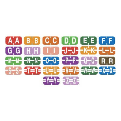 System 8500 Alphabetic Labels