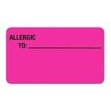 ALLERGIC TO: Label