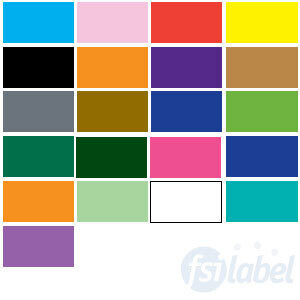 System 3200 Designation Label, Select Color(s): Make Color Selection