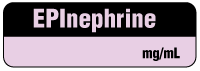 EPInephrine mg/mL Anesthesia Label