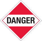 DANGER Hazmat Placard