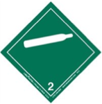 Non-Flammable Gas Hazard Class 2 Placard