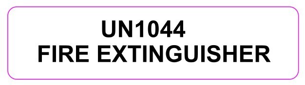 UN1044 Fire Extinguisher